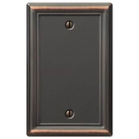 Amertac AmerTac 101536 Single Blank Aged Bronze Wall Plate 101536